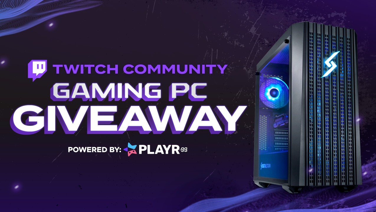 Twitch Community Gaming Pc Giveaway Playr Gg